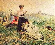 Juan Luna Picnic in Normandy painting oil painting on canvas